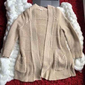 LUCKY BRAND Cream Cardigan Size S